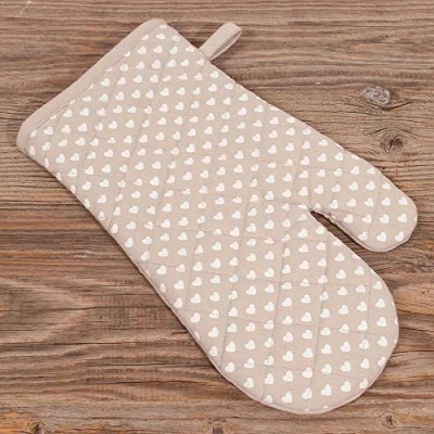Abbildung von matches21 HOME &amp; HOBBY Topflappen Topfhandschuh Landhaus Premium Herz 33x17 cm, (1 tlg)