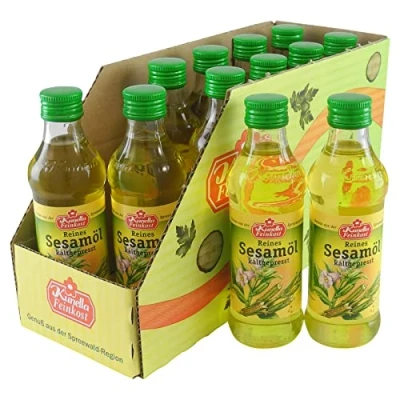 Abbildung von Kunella Reines Sesamöl kaltgepresst 12er Pack (12 Flaschen à 100 ml)
