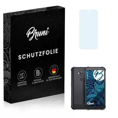 Abbildung von Bruni Schutzfolie kompatibel mit AGM X3 Folie, glasklare Displayschutzfolie (2X)