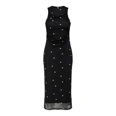 Abbildung von ONLY Onlparis Dress Maxikleid, Damen, Größe: XL, Black/cloud dancer