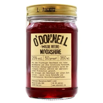 Abbildung von O`Donnell Moonshine Likör Wilde Beere 25% vol, 350ml