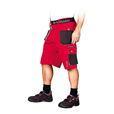 Abbildung von Leber &amp; Hollman Herren kurze Arbeitshose LH FMN TS, 65% Polyester 35% Baumwolle 270 g/m2, Bundhose mit Multifunktionstaschen+ Schlaufe und Schlüsselhaken