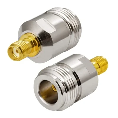 Abbildung von Vecys SMA Adapter N Type Buchse zu Typ für WLAN Antennenkabel Router (2 Stück)