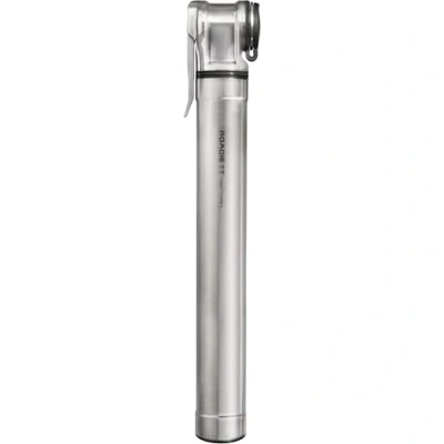 Abbildung von Topeak Minipumpe Roadie TT, Mini Luftpumpe aus Aluminium hergestellt, in der Farbe Silber, Gewicht 100g, 15700111