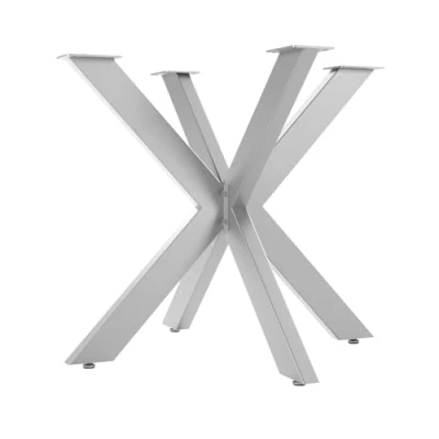 Abbildung von SOTECH Tischgestell Spider/Schwerlast Tisch Beine aus echtem Edelstahl gebürstet/Tisch Füße 710 x 850 mm/Einfache Montage/Tisch Kufen für DIY Projekte Esstische