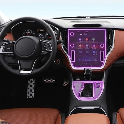 Abbildung von SYUFRE Autoinnenaufkleber Mittelkonsole Transparentes TPU Schutzfolie Anti Kratz Reparatur Refit Zubehör,Für Subaru Outback 2020 2023