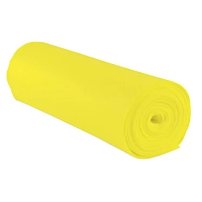 Abbildung von folia 520012 Bastelfilz, mit feiner Wollqualität, 1 Rolle ca. 45 cm x 5 m, zitronengelb, klebefleckenfreie Verarbeitung ideal für vielfältige Bastelarbeiten