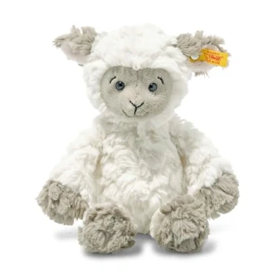 Abbildung von Steiff Kuscheltier weich Soft Cuddly Friends Lita Lamm, weiß/braungrau