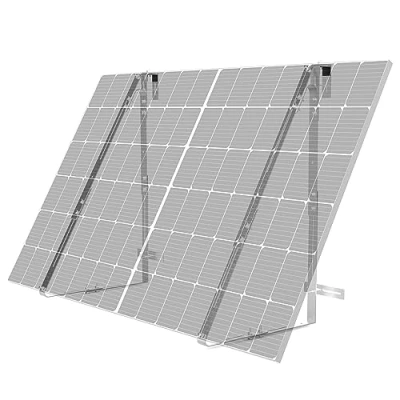 Abbildung von SachsenRAD Solarmodul Halterung Balkon Aluminiumlegierung SolarmodulHalterung, Solarpanel Halterung, (92 120 cm), für Geländer,Flachdach oder Garten,Balkon Halter Solarmodulbreiten