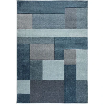 Abbildung von FLAIR RUGS Teppich &quot;Cosmos&quot;, rechteckig, Patchwork Design, mehrfarbig, mit Hoch Tief Effekt