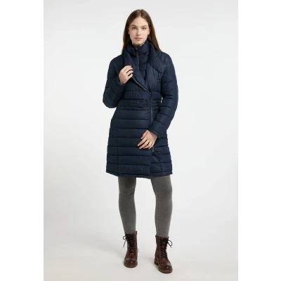 Abbildung von DREIMASTER Klassik Damen Wintermantel mit Wattierung XXL / Nachtblau 100% Polyester