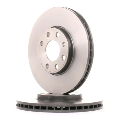 Abbildung von BREMBO COATED DISC LINE 09.7628.11 Bremsscheibe 256 24 4 innenbelüftet beschichtet mit Schrauben OPEL: Astra G Limousine, CC