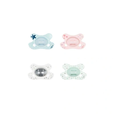 Abbildung von Difrax 796 New born Schnuller Dental, 2/+2 Monate, rosa