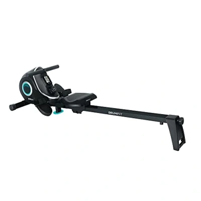 Abbildung von Cecotec Máquina de Remo Plegable DrumFit Rower 7000 Regatta. Resistencia Magnética, 10 Niveles, Volante Inercia 7 Kg, Deslizamiento Silencioso, Display LCD, Reposapies y Ruedas