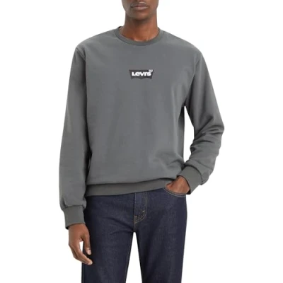 Abbildung von Levi&#039;s Herren Standard Graphic Crew Sweatshirt, Volcanic Ash, XS