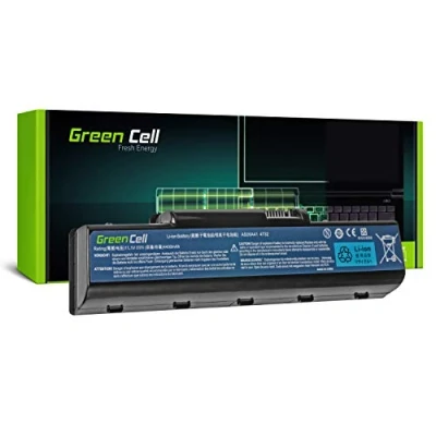 Abbildung von Green Cell Standard Serie AS09A31 AS09A41 AS09A51 AS09A71 Akku für Acer/eMachines/Packard Bell/Gateway Laptop (6 Zellen 4400mAh 11.1V Schwarz)