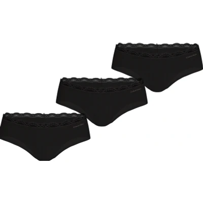 Abbildung von Calvin Klein Underwear Hipster 3 PACK Slip, Damen, Größe: Medium, Black