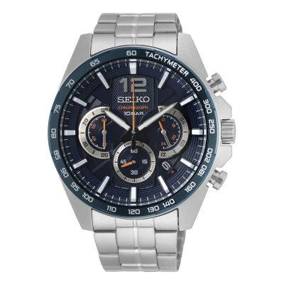 Abbildung von Seiko Chronograph SSB345P1, Armbanduhr, Quarzuhr, Herrenuhr, Datum, Stoppfunktion