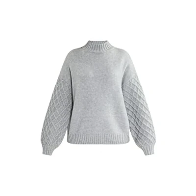 Abbildung von ZITHA Damen Strickpullover 25825304 ZI01, grau Melange, XS/S