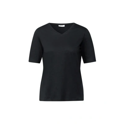 Abbildung von Cecil Tshirt basic, Damen, Größe: XS, Schwarz