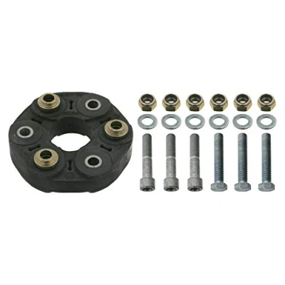 Abbildung von FEBI BILSTEIN 19057 Hardyscheibe 100mm Bosch Mahle Turbo NEU mit Schrauben, Unterlegscheiben Muttern MERCEDES BENZ: S Klasse Limousine