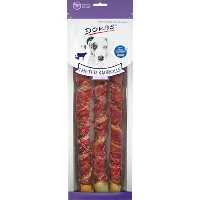 Abbildung von DOKAS 1m Kaurolle mit Entenbrust 8er Pack (8 x 315g)