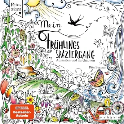 Abbildung von Mein Frühlingsspaziergang: Ausmalen und durchatmen (Die Welt wird bunt, Band 1)