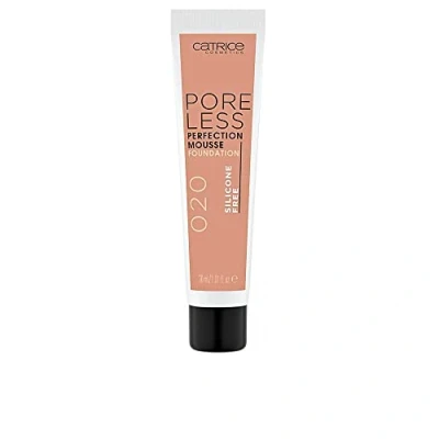 Abbildung von Catrice Poreless Perfection Mousse Foundation, Make Up, Nr. 020 Neutral Sand, nude, glättend, weichzeichnend, langanhaltend, mattierend, matt, natürlich, vegan, Naturkosmetik (30ml)