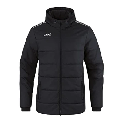 Abbildung von JAKO Unisex Kinder Team Coachjacke, Schwarz, 152 EU
