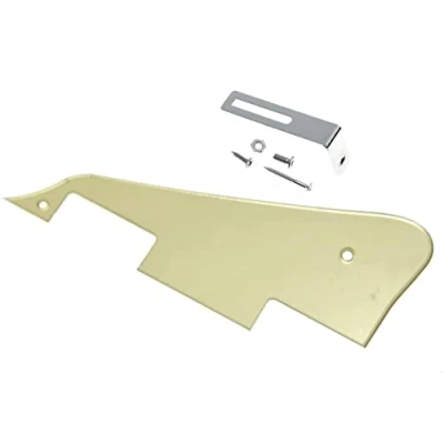 Abbildung von Dopro Gold Mirror LP Gitarre Schlagbrett mit Chromhalterung für Epiphone Les Paul