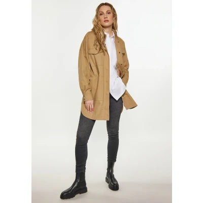 Abbildung von Dreimaster Übergangsjacke, Damen, Größe: 38, Sand