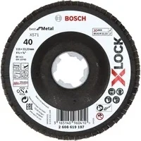 Abbildung von X LOCK Fächerscheibe X571 Best for Metal, Ø 115mm, K40, Schleifscheibe