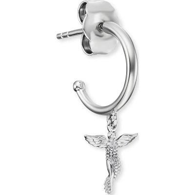 Abbildung von Engelsrufer Damencreole Creole Engel 925ER Silber Ohrringe, Damen, Größe: One Size,