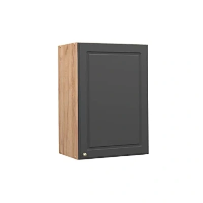 Abbildung von Vicco Hängeschrank Fame Line, Anthrazit Gold/Goldkraft Eiche, 50 cm