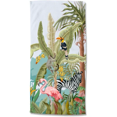 Abbildung von good morning Strandtuch &quot;Jungle party&quot;, (1 St.), schnell trocknet
