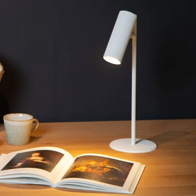 Abbildung von LUCIDE CLUBS Tischlampe 1xGU10 Weiß