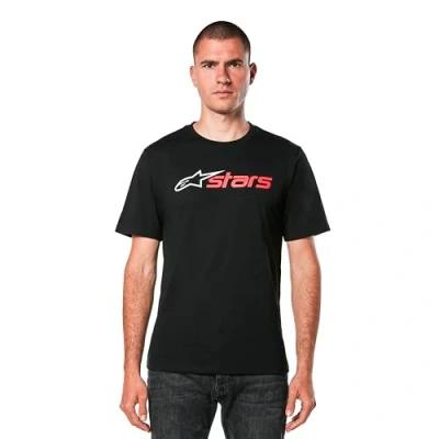 Abbildung von Alpinestars Herren Blaze 2.0 Csf Tee T Shirt, Schwarz/Weiß/Rot, Large