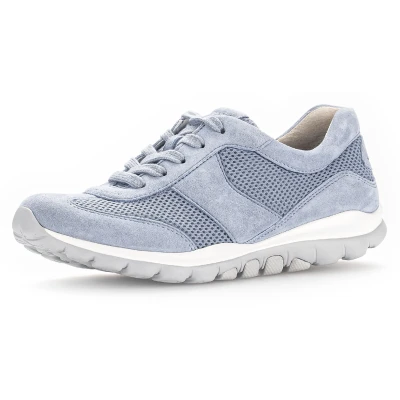 Abbildung von Gabor Rollingsoft Keilsneaker, Freizeitschuh, Halbschuh, Schnürschuh mit OPTIFIT Wechselfußbett