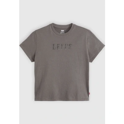 Abbildung von Levi&#039;s Graphic Classic TEE Tshirt print, Damen, Größe: XL, Smoked pearl
