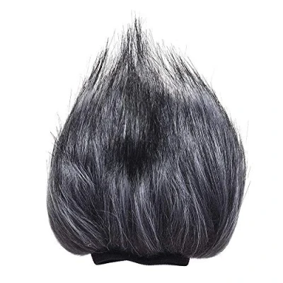 Abbildung von Andoer EY M23 Pelz Mikrofon Outdoor Windschutzscheibe Kunstfell Muff Windschutz 12cm * (L D) für Zoom H1 H2N H4N Pro H6 Sony D50 D100 Recorder Grau Wei