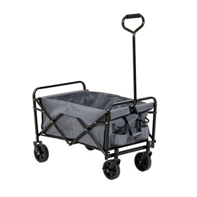 Abbildung von Greemotion Bollerwagen faltbarer Handwagen, klappbarer Transportwagen, Handwagen (ca. 49 x 68 91 82 cm)