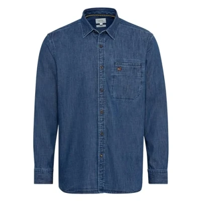 Abbildung von camel active Hemd, Herren, Größe: Small, Elemental blue