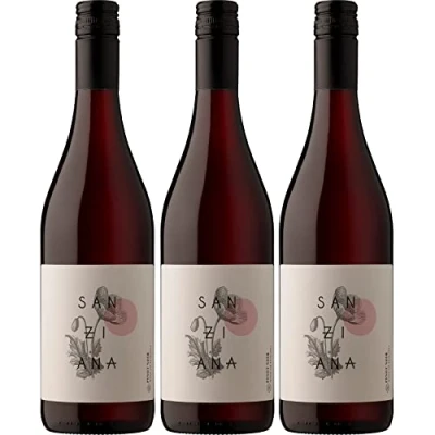 Abbildung von Cramele Recas Sanziana Pinot Noir Rotwein Wein Trocken Rumänien I Visando Paket (3 Flaschen)
