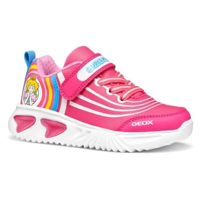 Abbildung von Geox Light UP Nintendo Assister GIRL Sneaker low für Kinder, Größe: 36, Fuchsia Schuhe
