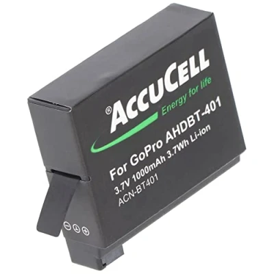 Abbildung von Akku passend für GoPro Hero 4 AHDBT 401, BT 401 mit 1160mAh (kein original Artikel)