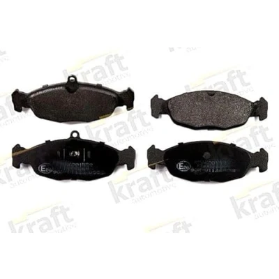 Abbildung von KRAFT 6001550 Bremsbelagsatz Vorderachse OPEL: Astra G CC, F Caravan, Limousine, JAGUAR: XJ DAEWOO: Lanos Schrägheck