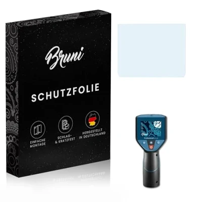 Abbildung von Bruni Schutzfolie kompatibel mit Bosch GIC 120 Folie, glasklare Displayschutzfolie (2X)