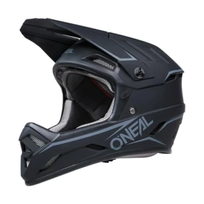 Abbildung von O&#039;NEAL Mountainbike Helm MTB Downhill Nach Robustes ABS, Ventilationsöffnungen für Luftstrom &amp; Kühlung, ABS Außenschale Backflip Helmet Solid Erwachsene Schwarz Größe XL