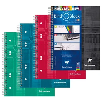 Abbildung von Clairefontaine Konferenzblock Bind&#039;O Block A5 kariert 90 Blatt 90g/qm