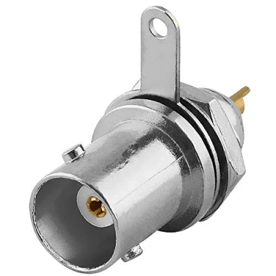 Abbildung von BestPlug Coaxial BNC Einbau Buchse Terminal weiblich, 75Ohm, Metallausführung